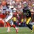 Cleveland Browns DeShone Kizer chased by Pittsburgh Steelers T.J. Watt