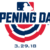 Official MLB Opening Day 2018 Logo