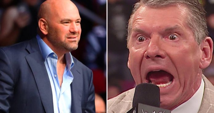 Dana White UFC and Vince McMahon WWE