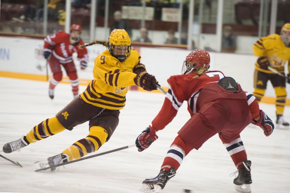 Minnesota Gophers Taylor Heise Takes on Wisconsin