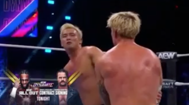 Kazuchika Okada Strikes Kyle Fletcher