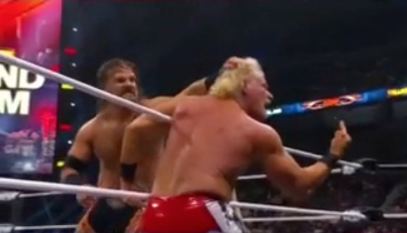 Jeff Jarrett Flips the Bird to the Bang Bang Gang